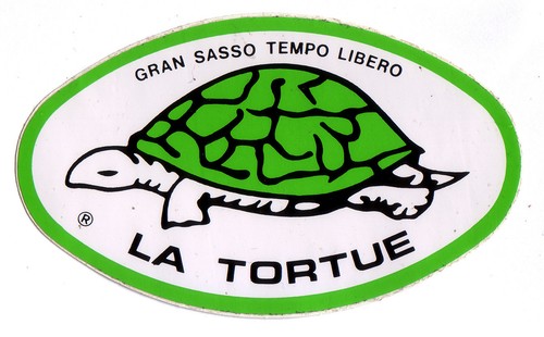 Tortue aufkleber mit - la,
