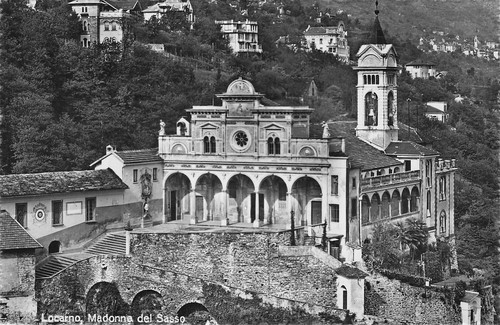 Locarno kirche - ak,