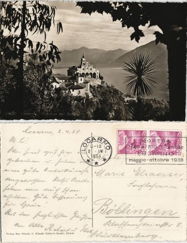 Ansichtskarte locarno madonna - locarno,